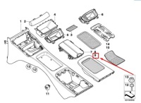 фото thumb №10, Bmw 3 e92 бардачок w консолі задній з кришка 51166963913 6963913