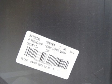 фото thumb №6, Бампер зад seat leon iv 4 cupra 5fa новий оригінал