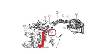 Турбопайп Chrysler Grand Voyager RG 2.5D 2.8D ORG