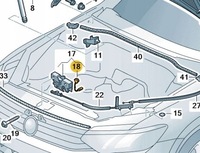 фото thumb №8, Новый оригинальный датчик микровыключатель замка капота vw