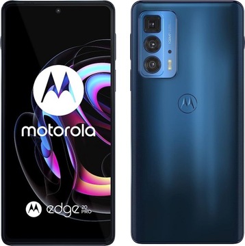 Смартфон Motorola Edge 20 Pro 5G 12/256 ГБ 6,67 дюйма 144 Гц 108 Мпикс Темно-синий