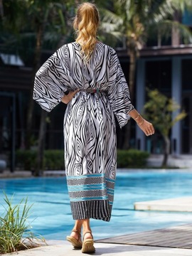 ПАРЕО для пляжа, платье ПОЛЕТ, длинная накидка, женская туника SUMMER BOHO
