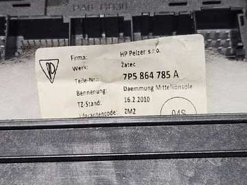 фото thumb №12, Тунель середній estaw перемикачів i кнопок porsche cayenne 92a 2015