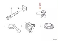 Bmw 3 e90 накладка трубопровід кришки багажника права 61136919394 Ціна, фото thumb