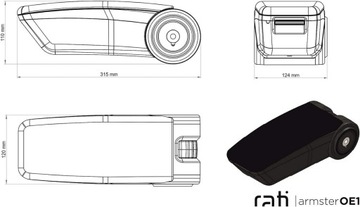 фото thumb №7, Подлокотник ford custom tourneo/transit, 2012-2023, ford transit 2013- ,