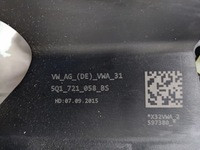 фото thumb №3, Golf vii sportsvan педаль тормоза газа