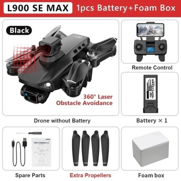 L900 Pro SE MAX GPS Дрон Профессиональный 4K HD с двойной камерой 5G FPV 360°