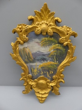 КАРТИНА ЗОЛОТАЯ РАМА 23 x 16 см