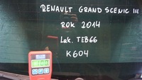 фото thumb №15, Renault grand scenic iii кришка задня багажника teb66 k604