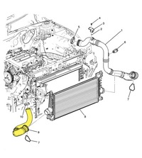 фото thumb №12, Шланг труба turbo chevrolet orlando 1.4 13419572