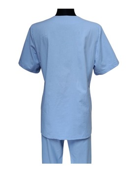 Komplet medyczny (bluza + spodnie) 100% BAWEŁNA lekarski damski XXL