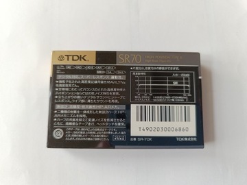 TDK SR 70 1989r Japan 1szt