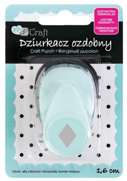 ДЕКОРАТИВНЫЙ ПУАНСОН dpCraft 1,6см РОМБ