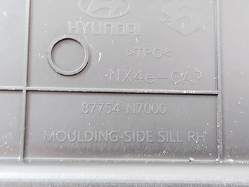 фото thumb №8, Hyundai tucson iv 23r. планка пороговая накладка правая красивая 87754-n7000