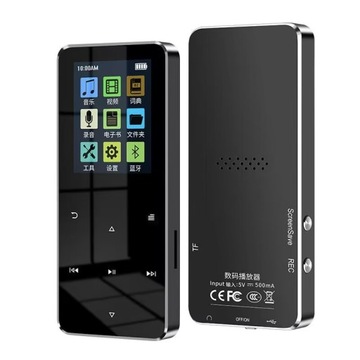 MP3 BBRR2023 BT5.0 Музыкальный MP3-плеер MP4 HD-рекордер Белый Черный
