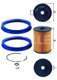 фото thumb №1, Фільтр пального kx 503d knecht mini cabrio r57