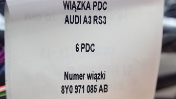 фото thumb №9, Джгут 6pdc audi rs3 a3 8y0971085ab датчики pdc