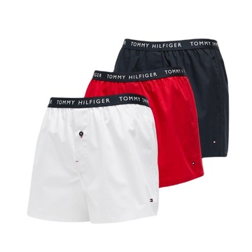 TOMMY HILFIGER ПАКЕТ ТКАНЫХ БОКСЕРНЫХ ШОРТ 3 LOOSE 0SE M