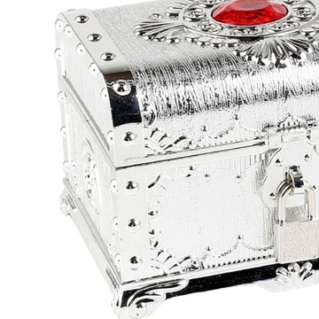 Многофункциональный пиратский сундук Adventure Treasure Chest с призами, серебро