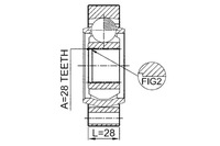 фото thumb №2, Шарнір піввісь внутрішній задній ssang yong rexton 2001-2013 febest