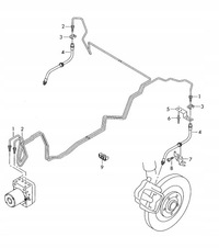 фото thumb №10, Шланг тормозной задняя audi a7 4g8 c7 4g0611775c