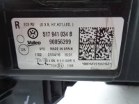 фото thumb №9, Лампа правая фара vw golf sportsvan 510 14- ксенон led