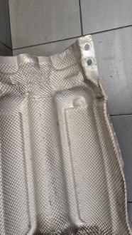 Накладка теплова вихлоп bmw e65 рестайлінг  3.0d 7036674 Ціна, фото thumb