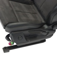 фото thumb №10, Audi q5 mk2 fy сидіння sport передній лівий з підігрівом s-line напівшкіра чорно szary