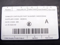 фото thumb №5, Jeep grand cherokee wk модуль сидіння правий перед