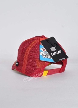 Capslab Кепка LOONEY TUNES Coyote Trucker, бордовая