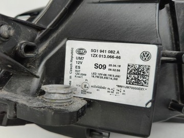 фото thumb №8, Лампа правая фара vw golf vii 7 gti 5g 5g0 17- рестайлинг полный led