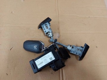 фото thumb №1, Citroen c4 picasso 2 ii замок зажигания ключ 2 вкладыши замка набор комплект 980