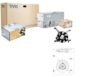 фото thumb №1, Tyc wentulator радіатор 1541277 1843120 1541276 1