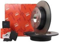 фото thumb №1, Trw тормозные диски + тормозные колодки задняя mercedes c w203 slk r171