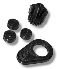 фото thumb №1, Peugeot 307 набор ремонтный заслонка крышка обдув - сторона правая