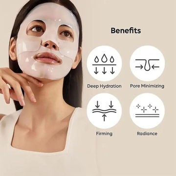 3 шт. Bio-collagen Real Deep Mask, Увлажняющая маска n.
