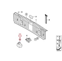 фото thumb №10, Bmw 3 e90 e92 попередження triangle кронштейн 51477131760