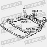 фото thumb №13, Сайлентблок рами допоміжний передній mazda 6 gh 2007-2010 eu