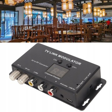 МОДУЛЯТОР UHF TV LINK КОНВЕРТЕР AV В RF TM70R