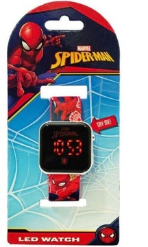 Детские цифровые светодиодные часы Spiderman SPD4800 Euroswan