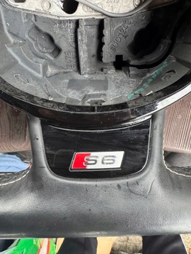 фото thumb №7, Audi s6 a6 c7 4g руль кожа лепестки срезанная 4g0419091ap подушка безопасности подушка