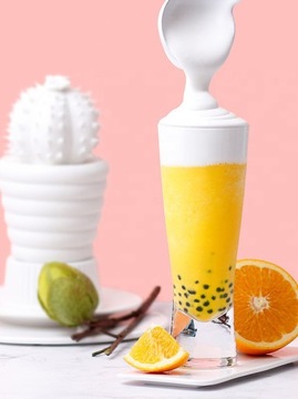 Bubble Tea лопающиеся фруктовые шарики молекулярная икра боба | Персик