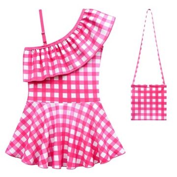 косплей детский цельный купальник Barbie New B53-354