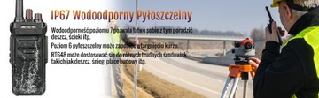 Рация Retevis RT648, водонепроницаемость IP67