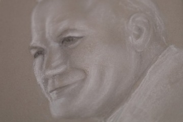 Папа Иоанн Павел II графика 30x40