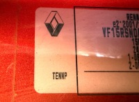 Капот крышка двигателя renault clio iv лак tennp оригинал с Разборки, фото thumb