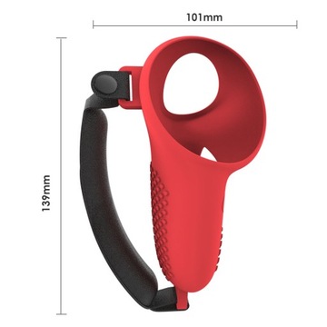 SILIKONOWE ETUI OCHRONNE Non-Slip KONTROLER Meta QUEST 3 VR Czarne - 2 szt.