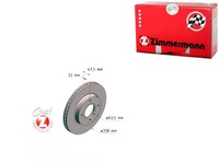 фото thumb №1, Гальмівні диски гальмівні 2szt ford focus 98-04 zimmermann