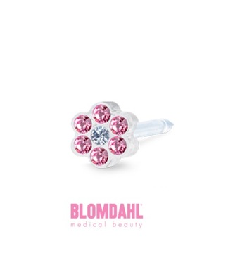 BLOMDAHL DAISY ROSE/ CRYSTAL 5мм медицинский пластик