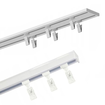 Maskownica Karnisza LED Biała Twarda Listwa MK-10